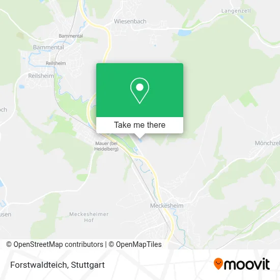 Forstwaldteich map
