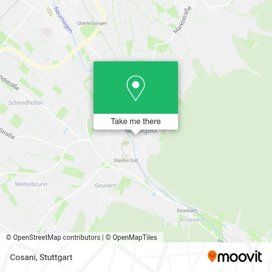 Cosani map