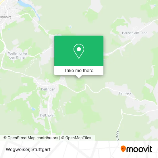 Wegweiser map