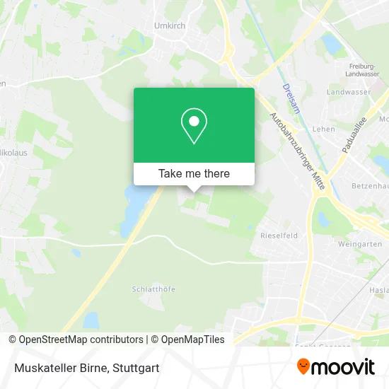 Muskateller Birne map