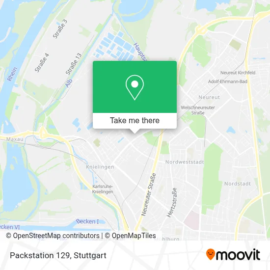 Packstation 129 map