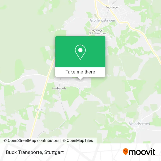 Buck Transporte map