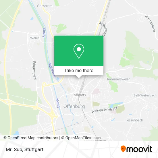 Mr. Sub map