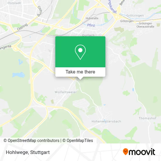 Hohlwege map