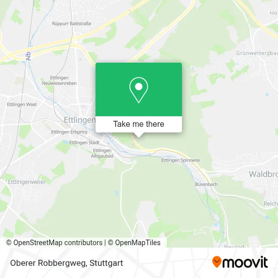 Oberer Robbergweg map