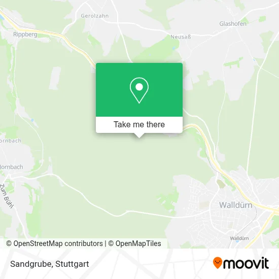Sandgrube map