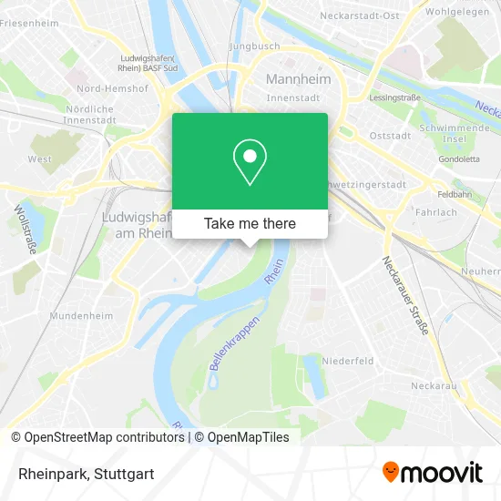 Rheinpark map