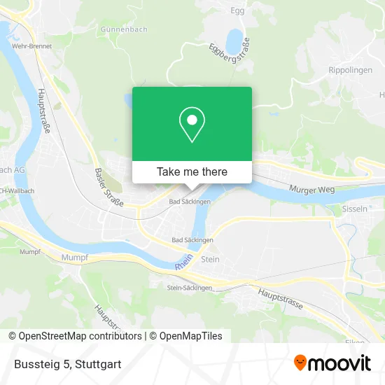 Bussteig 5 map
