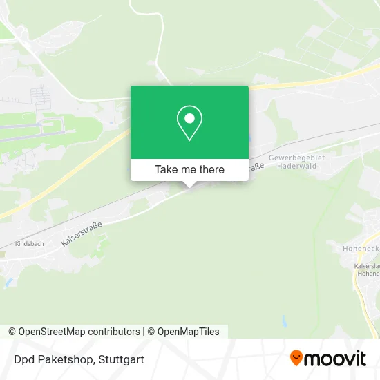 Dpd Paketshop map
