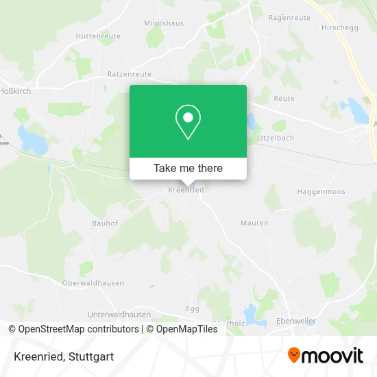 Kreenried map