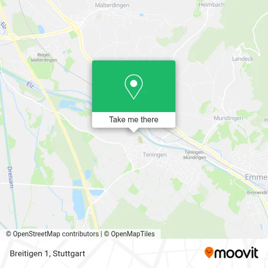 Breitigen 1 map