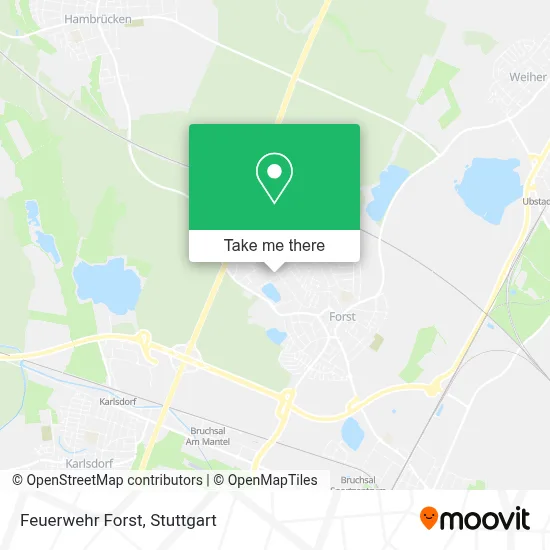 Feuerwehr Forst map