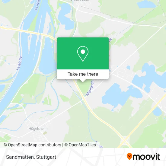 Sandmatten map