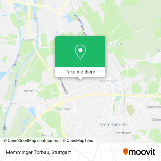 Memminger Torbau map