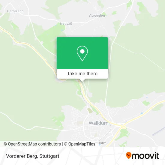Vorderer Berg map