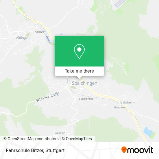 Fahrschule Bitzer map