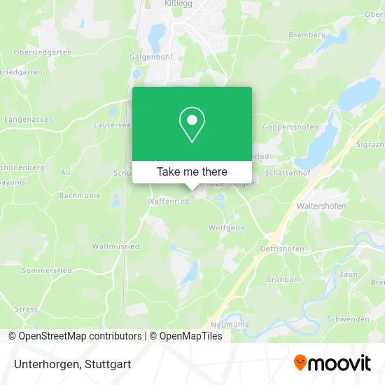 Unterhorgen map