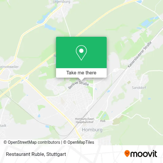 Restaurant Ruble map