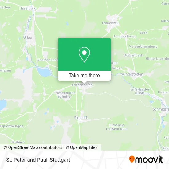 St. Peter Und Paul map