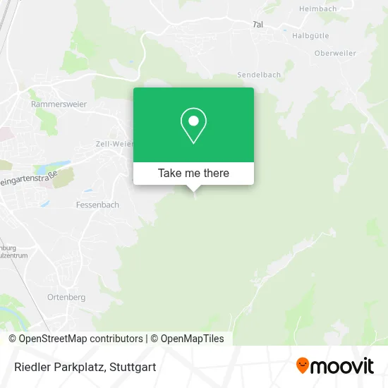 Riedler Parkplatz map