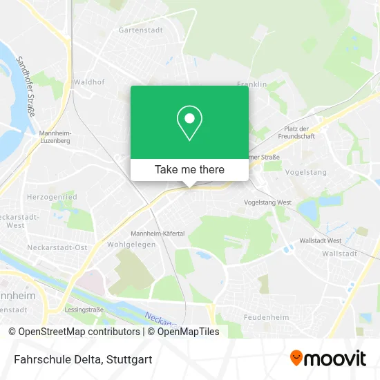 Fahrschule Delta map