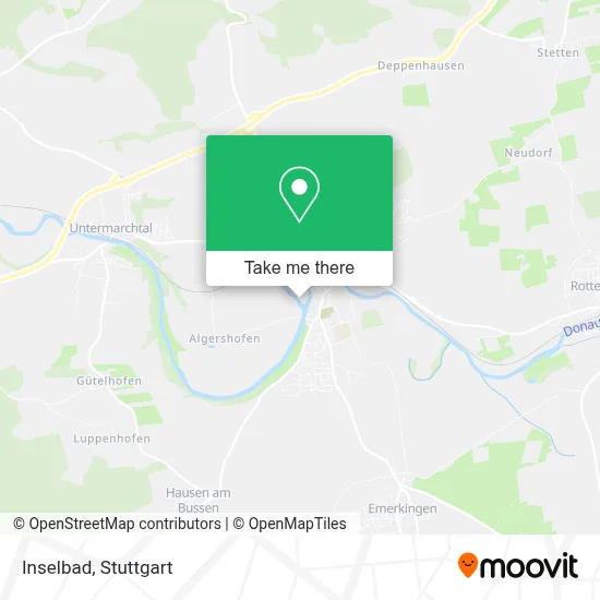 Inselbad map