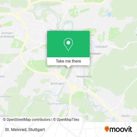 St. Meinrad map