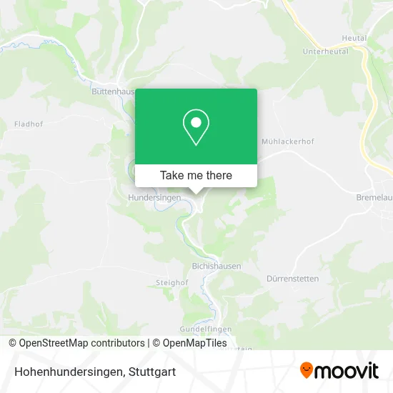 Hohenhundersingen map