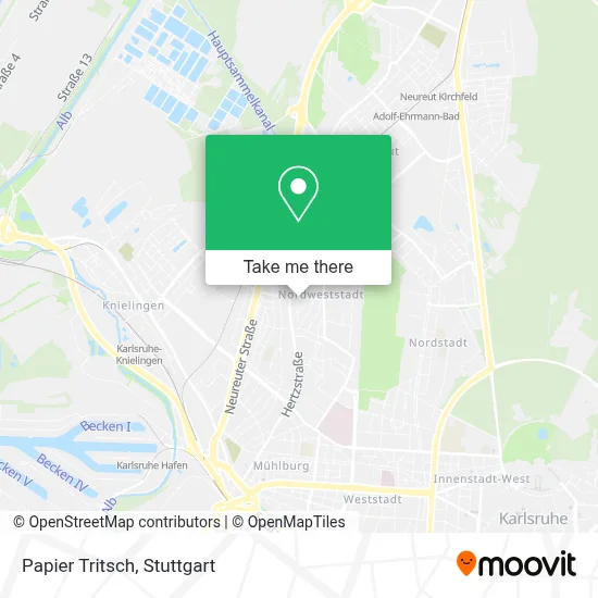 Papier Tritsch map