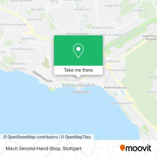 Mach Second-Hand-Shop map