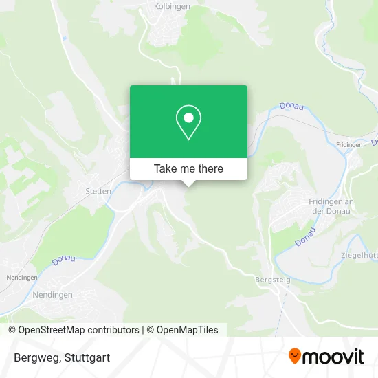 Bergweg map