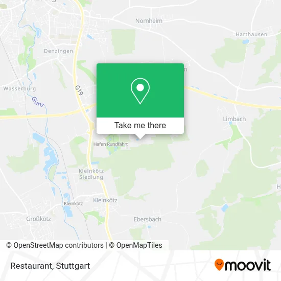 Restaurant map