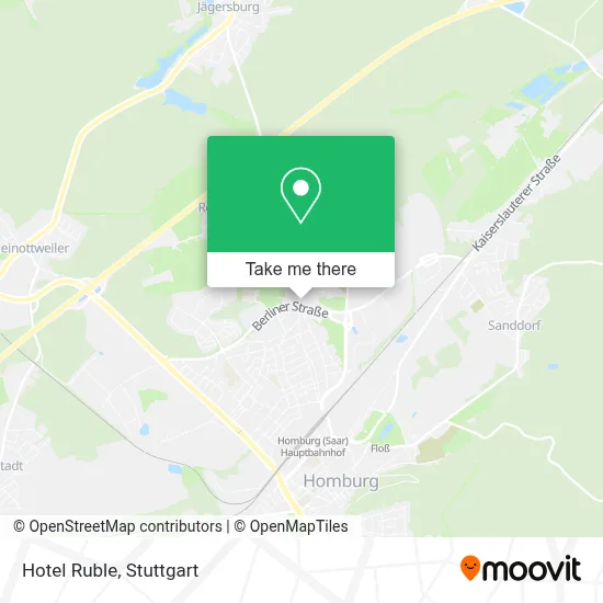 Hotel Ruble map