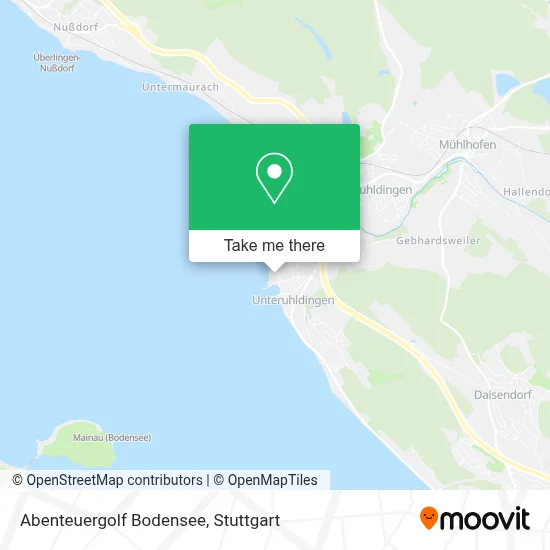 Abenteuergolf Bodensee map