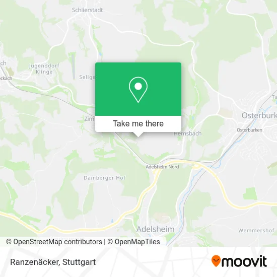 Ranzenäcker map