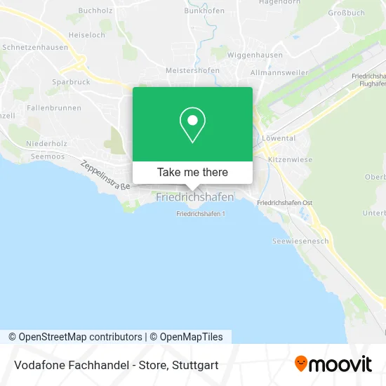Vodafone Fachhandel - Store map