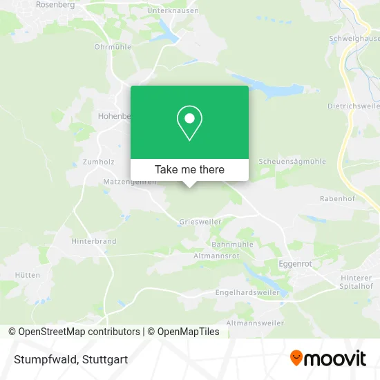 Stumpfwald map