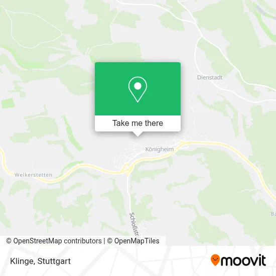 Klinge map