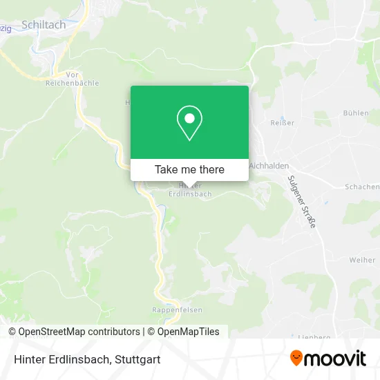 Hinter Erdlinsbach map