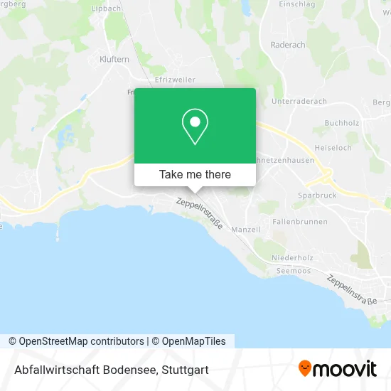 Abfallwirtschaft Bodensee map