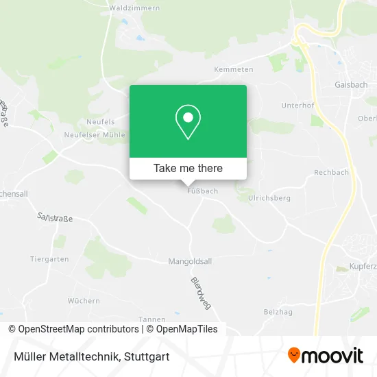 Müller Metalltechnik map