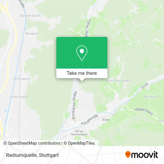 Radiumquelle map