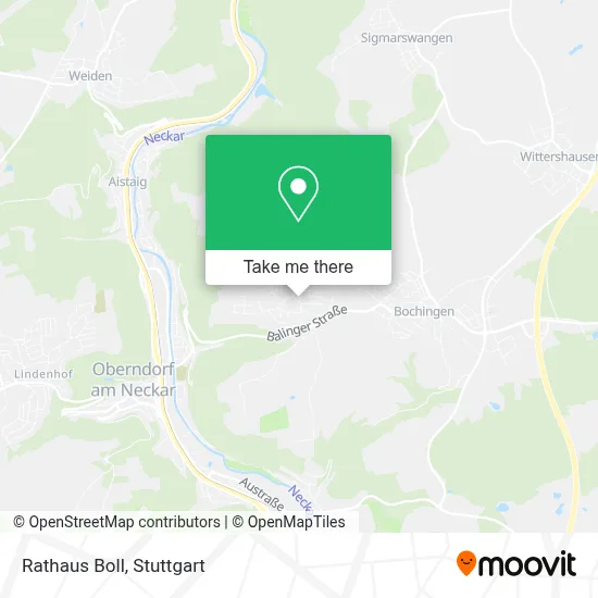 Rathaus Boll map