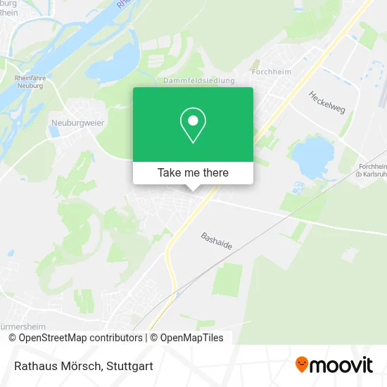 Rathaus Mörsch map
