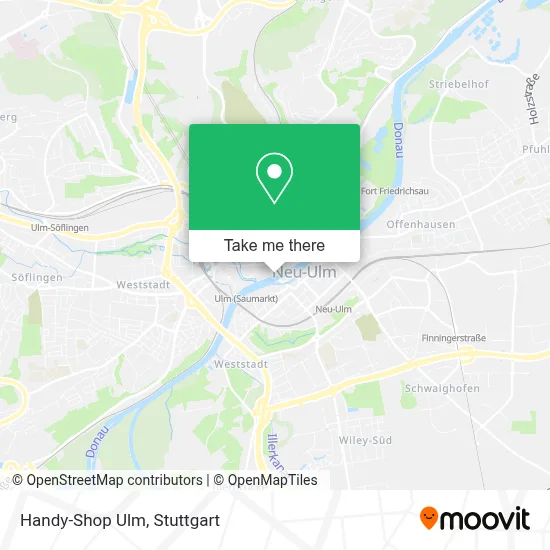 Handy-Shop Ulm map