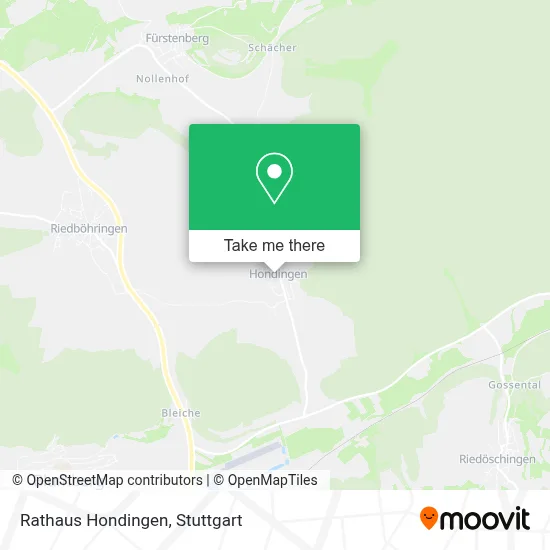 Rathaus Hondingen map