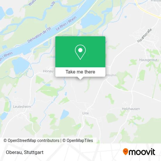 Oberau map