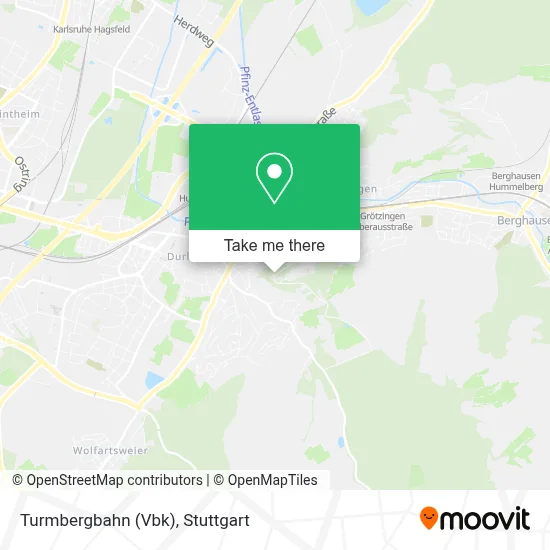 Turmbergbahn (Vbk) map