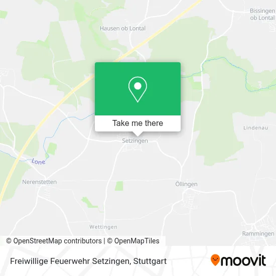 Freiwillige Feuerwehr Setzingen map