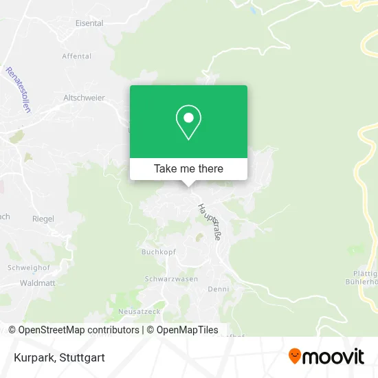 Kurpark map